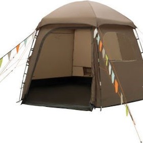 Easy Camp Yurt Σκηνή Camping Μπεζ 4 Εποχών για 6 Άτομα