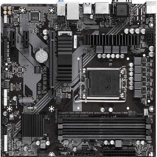 Gigabyte B760M D3HP DDR4 Motherboard Micro ATX με Intel 1700 Socket