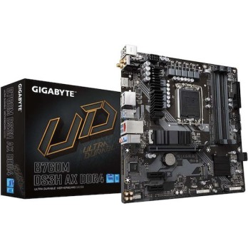 Gigabyte B760M DS3H AX DDR4 rev. 1.x Wi-Fi Motherboard Micro ATX με Intel 1700 Socket