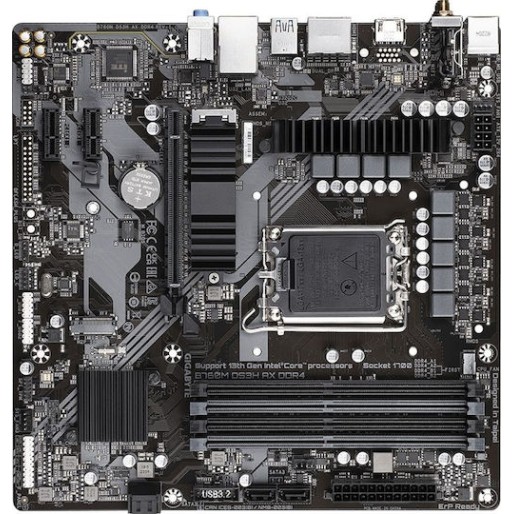 Gigabyte B760M DS3H AX DDR4 rev. 1.x Wi-Fi Motherboard Micro ATX με Intel 1700 Socket