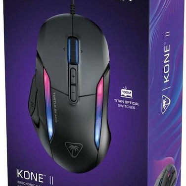 Turtle Beach Kone II RGB Gaming Ποντίκι 26000 DPI Μαύρο