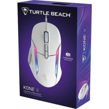 Turtle Beach Kone II RGB Gaming Ποντίκι 26000 DPI Λευκό