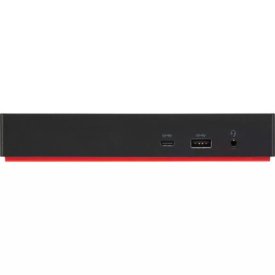 Lenovo ThinkPad Universal 90W USB-C Docking Station με HDMI/DisplayPort 4K PD Ethernet και συνδεση 3 Οθονών Μαύρο
