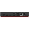 Lenovo ThinkPad Universal 90W USB-C Docking Station με HDMI/DisplayPort 4K PD Ethernet και συνδεση 3 Οθονών Μαύρο