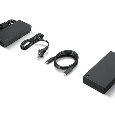 Lenovo ThinkPad Universal 90W USB-C Docking Station με HDMI/DisplayPort 4K PD Ethernet και συνδεση 3 Οθονών Μαύρο