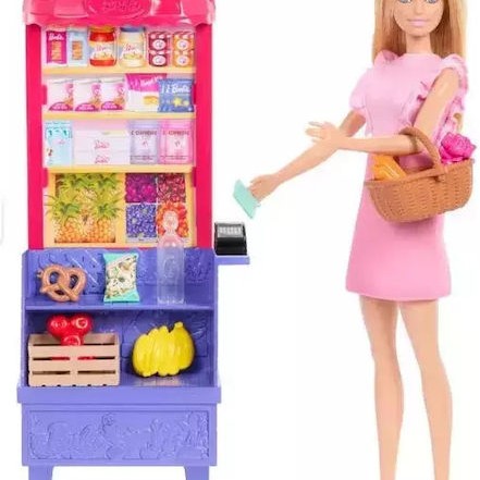 Barbie Malibu Σετ Κούκλας Malibu at the Market για 3+ Ετών (Διάφορα Σχέδια) 1τμχ