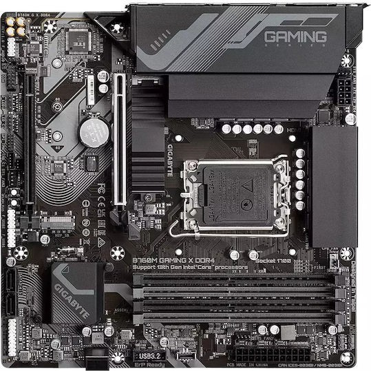 Gigabyte B760M Gaming X DDR4 rev. 1.0 Motherboard Micro ATX με Intel 1700 Socket