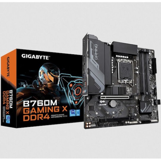 Gigabyte B760M Gaming X DDR4 rev. 1.0 Motherboard Micro ATX με Intel 1700 Socket