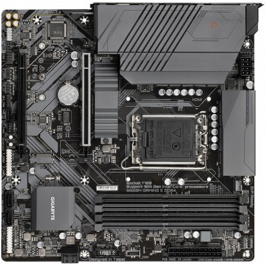 Gigabyte B760M Gaming X DDR4 rev. 1.0 Motherboard Micro ATX με Intel 1700 Socket
