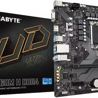 Gigabyte B760M H DDR4 rev. 1.0 Motherboard Micro ATX με Intel 1700 Socket