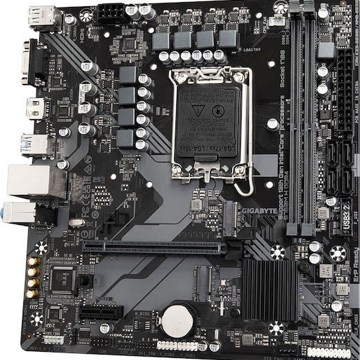 Gigabyte B760M H DDR4 rev. 1.0 Motherboard Micro ATX με Intel 1700 Socket