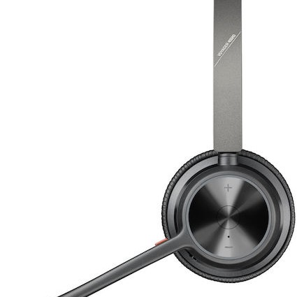 HP Poly Voyager Ασύρματα On Ear Multimedia Ακουστικά με μικρόφωνο