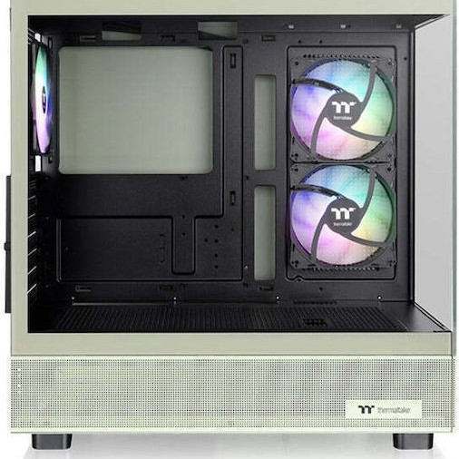 Thermaltake View 270 Plus TG ARGB Gaming Midi Tower Κουτί Υπολογιστή με Πλαϊνό Παράθυρο Matcha Green