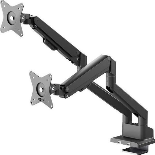 Goobay Βάση Γραφείου για 2 Οθόνες έως 32