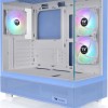 Thermaltake View 270 Plus TG ARGB Midi Tower Κουτί Υπολογιστή με Πλαϊνό Παράθυρο Hydrangea Blue
