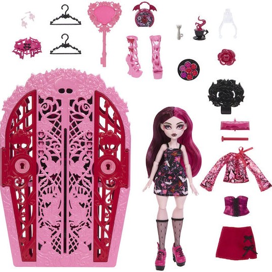 Mattel Midnight Garden - Draculaura Σετ Κούκλας Skulltimate Secrets Draculaura για 3+ Ετών