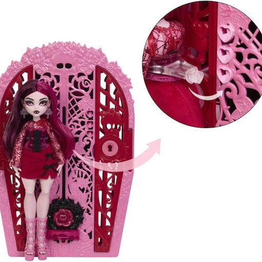 Mattel Midnight Garden - Draculaura Σετ Κούκλας Skulltimate Secrets Draculaura για 3+ Ετών