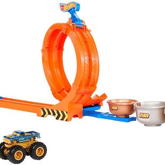 Hot Wheels Διεκδίκηση Κυπέλου Πίστα Monster Truck για 4+ Ετών