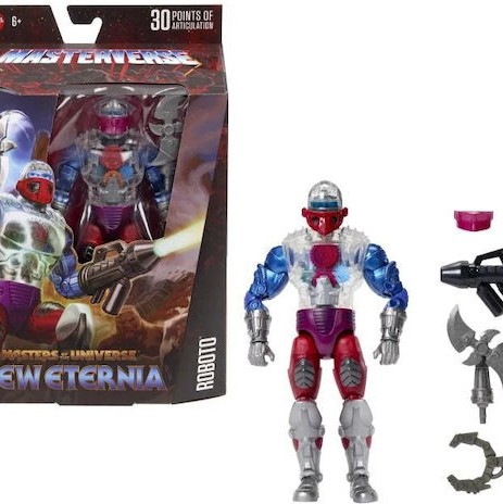 Φιγούρα Δράσης New Eternia Masterverse - Roboto Masters of the Universe 18εκ.