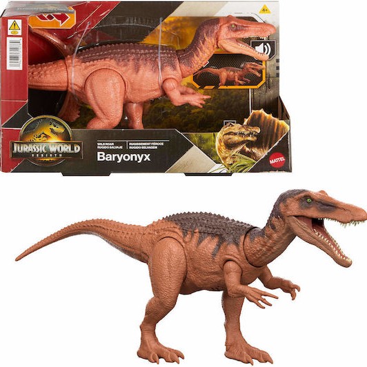 Φιγούρα Δράσης Wild Roar Jurassic World Δεινόσαυρος με Ήχους Wild Roar Baryonyx
