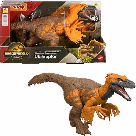 Φιγούρα Δράσης Utahraptor Jurassic World Δεινόσαυρος με Ήχους 30εκ.