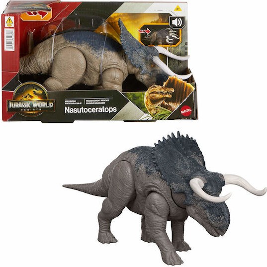 Φιγούρα Δράσης Nasutoceratops Jurassic World Δεινόσαυρος με Ήχους 30εκ.