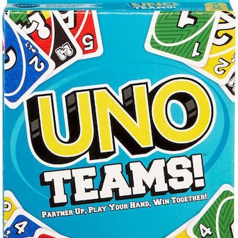 Επιτραπέζιο Παιχνίδι Uno Teams για 2-4 Παίκτες 7+ Ετών Mattel