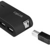 LogiLink USB 2.0 Hub 4 Θυρών με σύνδεση USB-A και Εξωτερική Παροχή Ρεύματος
