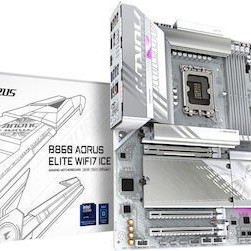 Gigabyte B860 Aorus Elite WIFI7 Ice Motherboard ATX με Intel 1851 Socket