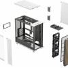 Fractal Design North XL RC Gaming Midi Tower Κουτί Υπολογιστή με Πλαϊνό Παράθυρο Chalk White