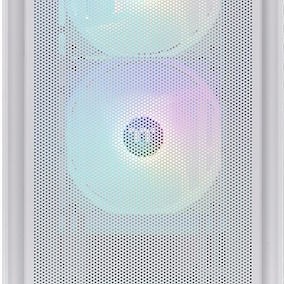 Thermaltake Versa H16 TG ARGB Gaming Micro Tower Κουτί Υπολογιστή με Πλαϊνό Παράθυρο Snow