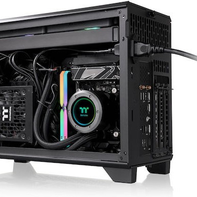 Thermaltake TR100 Mini Tower Κουτί Υπολογιστή Μαύρο
