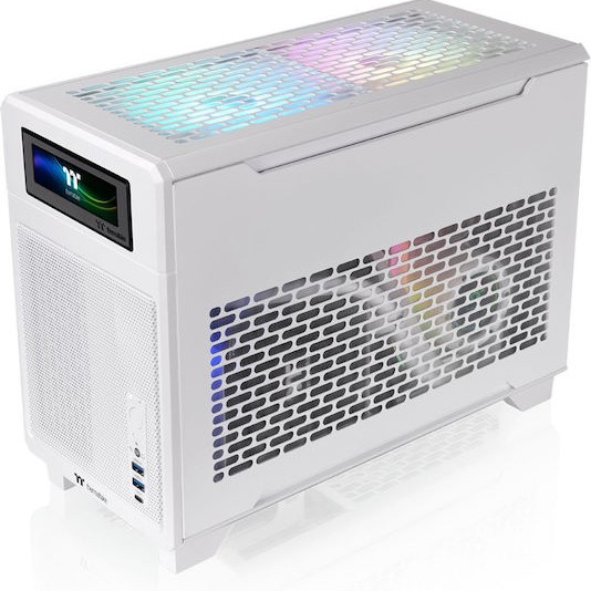 Thermaltake TR100 Mini Tower Κουτί Υπολογιστή Λευκό