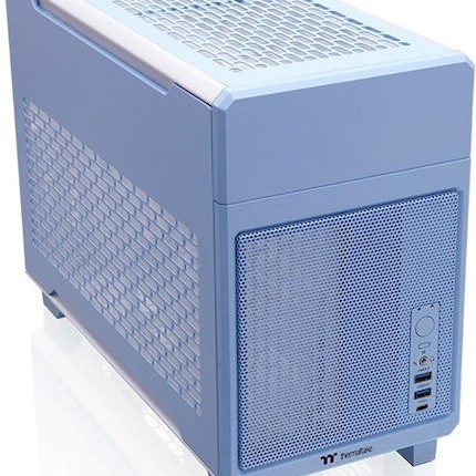 Thermaltake TR100 Mini Tower Κουτί Υπολογιστή Hydrangea Blue