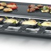 Severin Επιτραπέζια Ηλεκτρική Ψησταριά Raclette Αυλακωτής Πλάκας 1300W με Ρυθμιζόμενο Θερμοστάστη 48x24εκ.