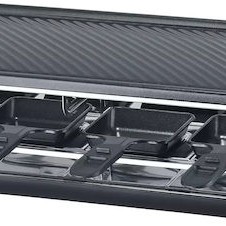 Severin Επιτραπέζια Ηλεκτρική Ψησταριά Raclette Αυλακωτής Πλάκας 1300W με Ρυθμιζόμενο Θερμοστάστη 48x24εκ.