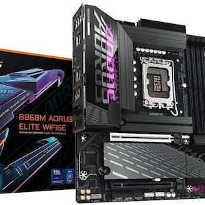 Gigabyte B860M Aorus Elite WIFI6E Motherboard Micro ATX με Intel 1851 Socket