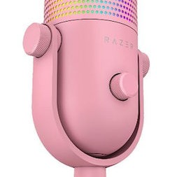 Razer Seiren V3 Chroma Δυναμικό Μικρόφωνο USB Επιτραπέζιο για Φωνητικά σε Ροζ Χρώμα