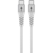 Goobay USB 2.0 Cable USB-C male - USB-C 60W Λευκό 1m (70193)