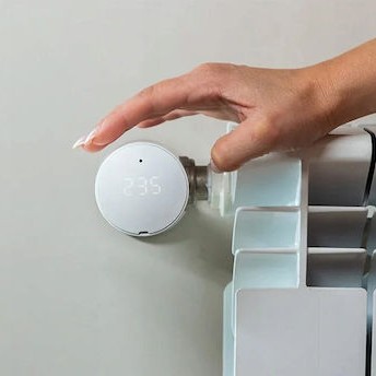 Shelly Ηλεκτρονική Θερμοστατική Κεφαλή με Wi-Fi για Σώμα Καλοριφέρ 2τμχ