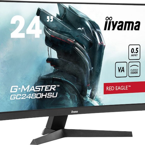 Iiyama G-MASTER GC2480HSU-B1 VA Curved Monitor 23.6