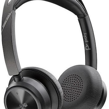 HP POLY VF2 -M Ασύρματα Over Ear Multimedia Ακουστικά με μικρόφωνο και σύνδεση Bluetooth / USB-C