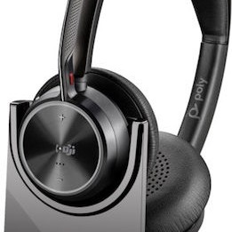 HP Voyager Focus 2 Microsoft Teams Ασύρματα On Ear Multimedia Ακουστικά με μικρόφωνο και σύνδεση USB-C