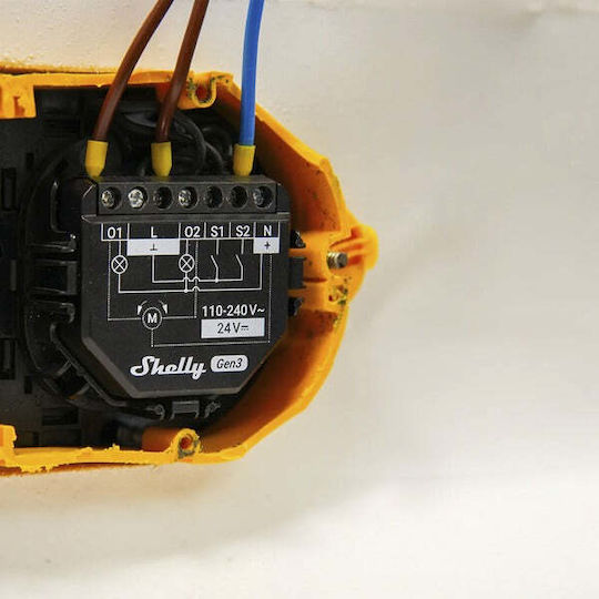 Shelly Smart Ενδιάμεσος Διακόπτης Wi-Fi 2τμχ