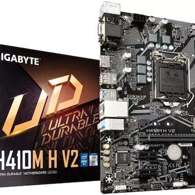 Gigabyte H410M H V2 rev. 1.0 Motherboard Micro ATX με Intel 1200 Socket