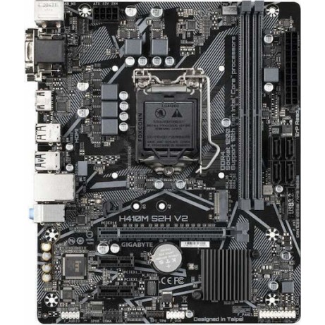 Gigabyte H410M H V2 rev. 1.0 Motherboard Micro ATX με Intel 1200 Socket