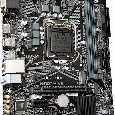 Gigabyte H410M H V2 rev. 1.0 Motherboard Micro ATX με Intel 1200 Socket