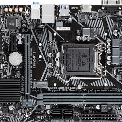 Gigabyte H410M H V2 rev. 1.0 Motherboard Micro ATX με Intel 1200 Socket