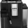 De'Longhi Rivelia Αυτόματη Μηχανή Espresso 1450W Πίεσης 19bar για Cappuccino με Μύλο Άλεσης Onyx Black