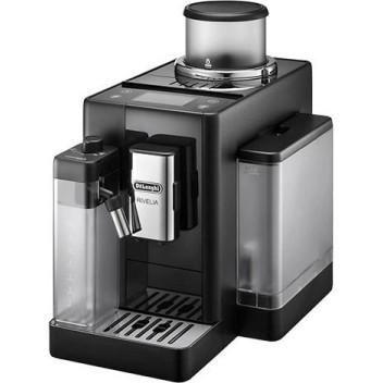 De'Longhi Rivelia Αυτόματη Μηχανή Espresso 1450W Πίεσης 19bar για Cappuccino με Μύλο Άλεσης Onyx Black